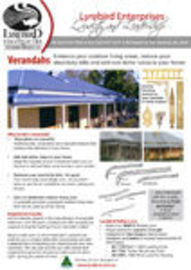 Condensed Brochure - Verandah Rafters & Carports