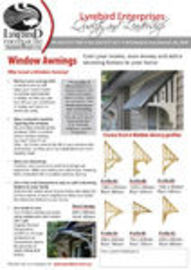 Condensed Brochure - Window Awnings & Carports