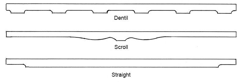 Window Canopy Kit or Window Awning Kit Facia Plate Profiles